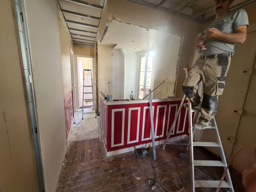 Rénovation d'intérieur de maison à Choisy-le-Roi